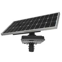 Light Efficient Design 30 watt 4000K Cool White Black Dimmable LED Solar Area Light